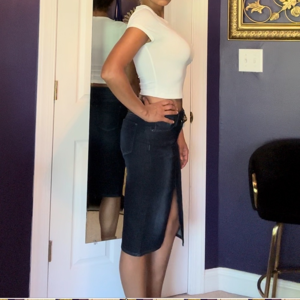 Black Orchid Denim Skirt Size 29